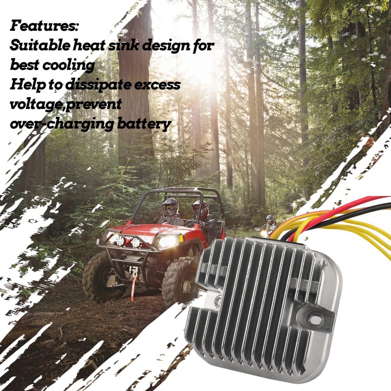 MOTOBULL 4012748 Voltage Regulator Rectifier Compatible With Polaris Ranger 500 800, RZR 800 EFI, Sportsman 500 800, 2010 2011 2012 2013 2014 - Image 4